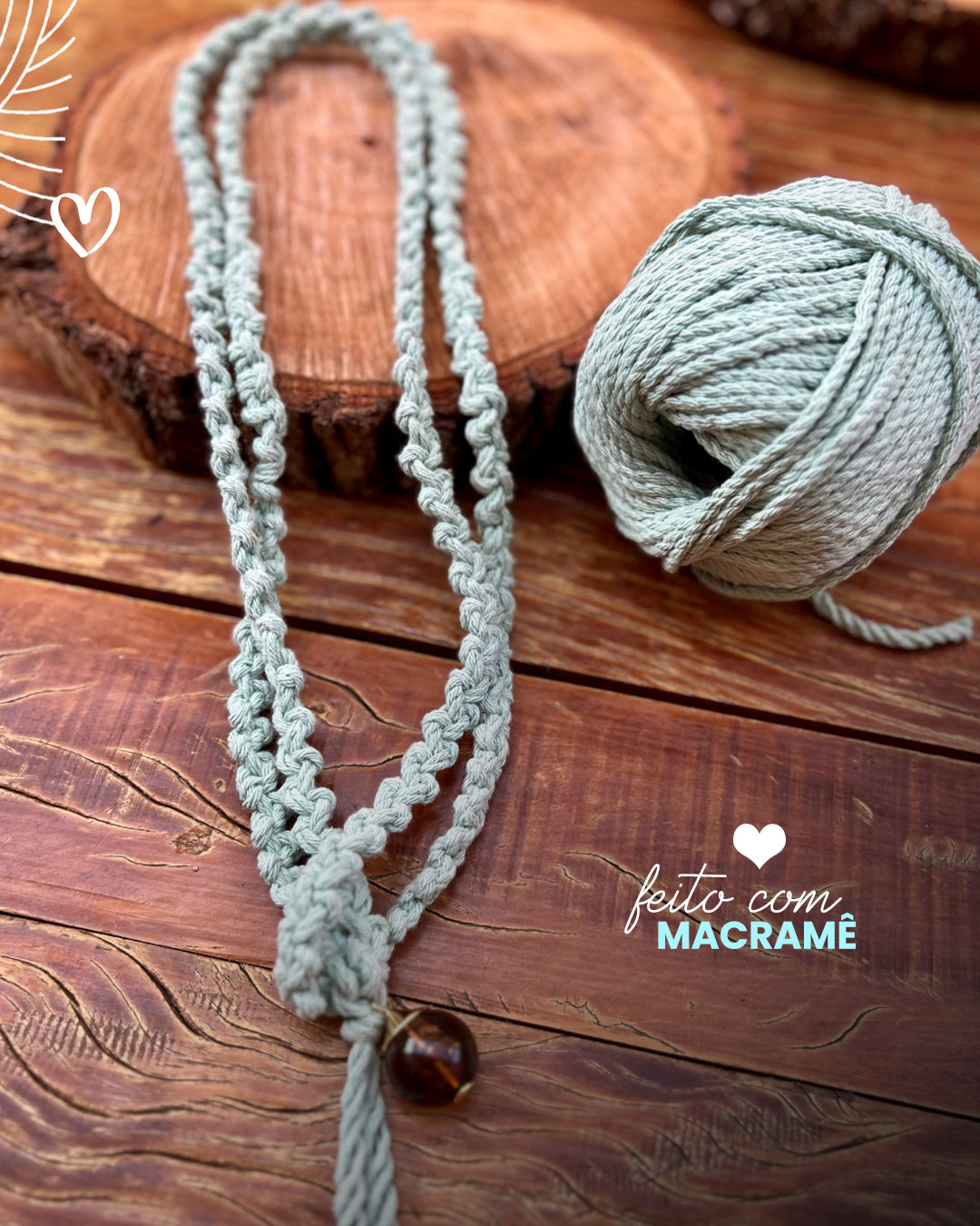 cordão de macramê 5mm