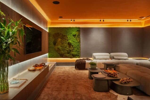 como usar arandelas na iluminação da sala