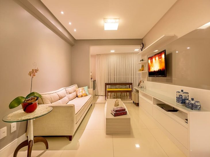 iluminação led vs halógena para sala