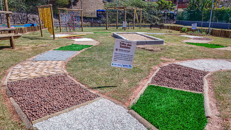 jardim sensorial para crianças